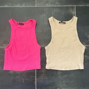 Zara ribbed high neck top bundle